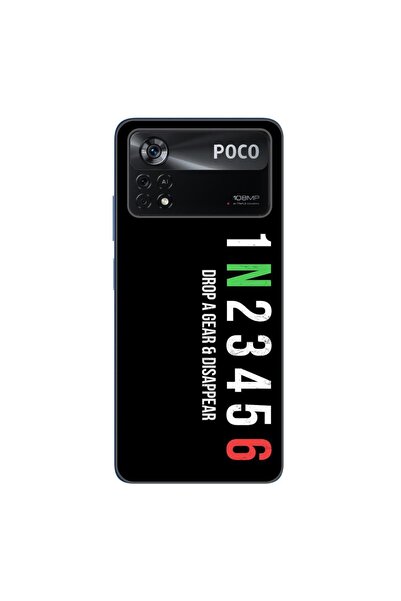 OEM Калъф, съвместим с Xiaomi Poco X4 Pro, силиконов гел TPU с шарка на зъбни...