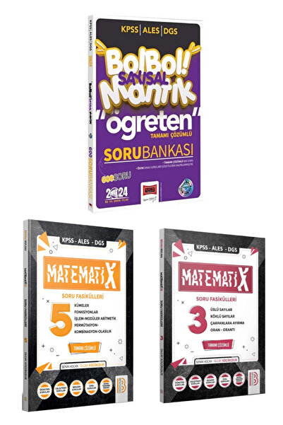 Yargı Yayınları BolBol! Sayısal Mantık Öğreten Soru Bankası / MatematiX Soru ...
