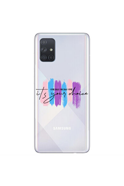 Other Samsung A71 One Day Or Day One Transparent Silicone TPU Θήκη