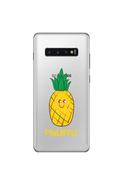 Other Samsung S10 Plus Pineapple Transparent Silicone TPU Θήκη