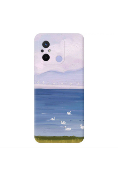 Other Xiaomi Redmi 12C Swan Lake Transparent Silicone TPU Θήκη