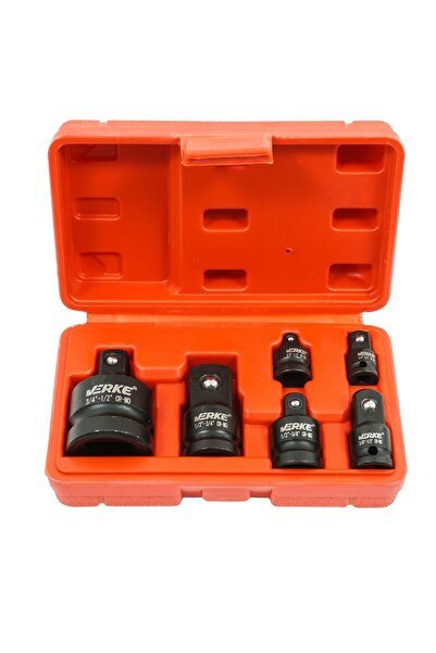 VERKE Set de 6 adaptoare de impact, V39451, 1/4 ", 3/4 "