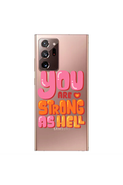Other Samsung Note 20 Ultra You are Love Strong Transparent Silicone TPU Θήκη