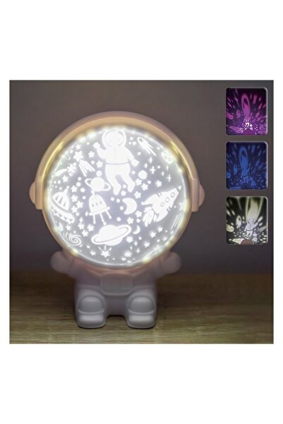 OEM Proiector LED pentru Camera Copiilor, Model Astronaut, Efect Decorativ, A...