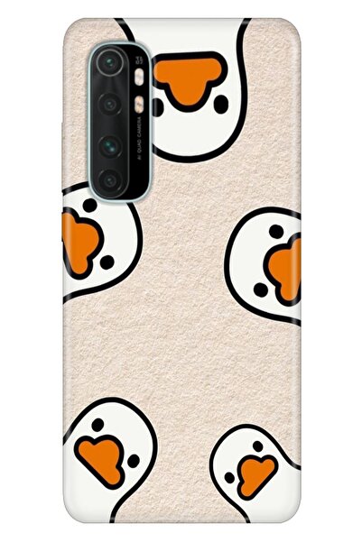 Cekuonline Xiaomi Mi Note 10 Lite Kılıf Ördek Ground Temalı Desenli Darbe Emi...