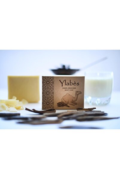 Ylabès صابون طبيعي طازج مصنوع يدويًا - صابون حليب الإبل - قالب صابون عضوي طبي...