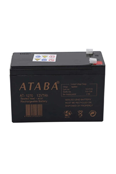 Ataba AT-1270 12V 7AH Bakımsız Kuru Akü