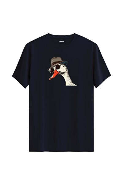 Colermi Hat and Sunglasses Swan Design T-Shirt