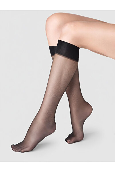sosetaria Top Bottom Set of 2 pairs of 3/4 length socks Marilyn Ufki 15 den