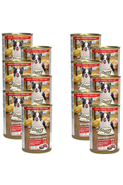 Stuzzy Monoprotein Carne de vită - hrană umedă pentru câini - 12x400g
