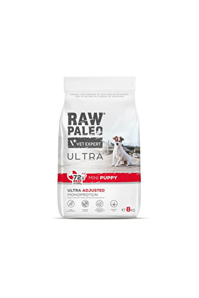 Raw Paleo VetExpert Ultra Carne de Vită Mini pentru Cățeluși 8kg