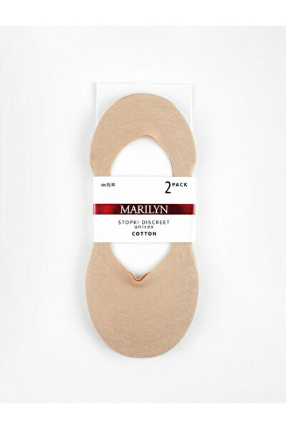 sosetaria Top Bottom Set of 2 pairs of cotton Cotton Ballet Flats with silico...