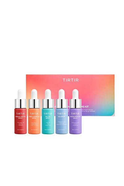 TIRTIR 5 Actives Power Serums Kit – Σετ Ορών για Αντιγήρανση, Ενυδάτωση & Λάμ...