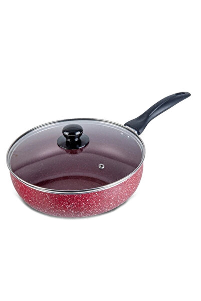GRÜNBERG Frying pan Grunberg BB26 made of aluminum, 26 cm, height 7 cm, red m...