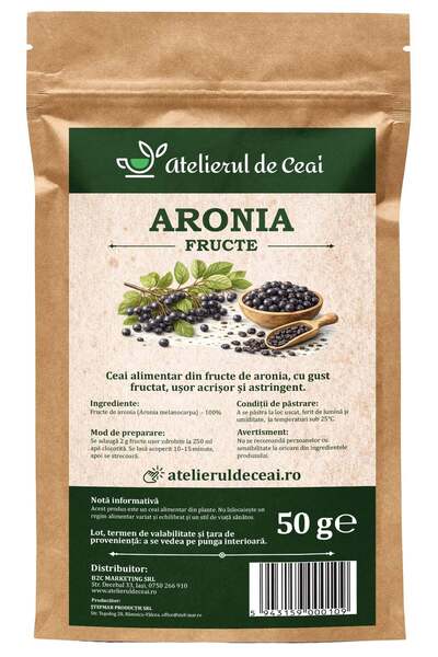 atelierul de ceai Ceai de fructe de aronia