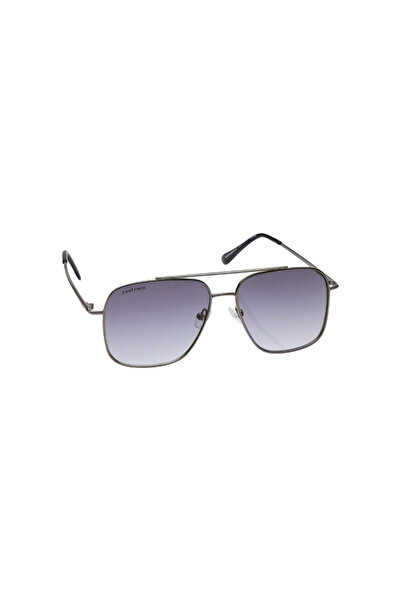 FASTRACK Non Polarized Sunglasses Gunmetal Frame Purple Mirror Lens 56mm - M2...