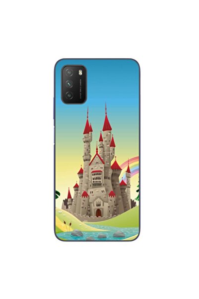 OEM Case compatible with Xiaomi Poco M3 Silicone Gel Tpu Castle Pattern