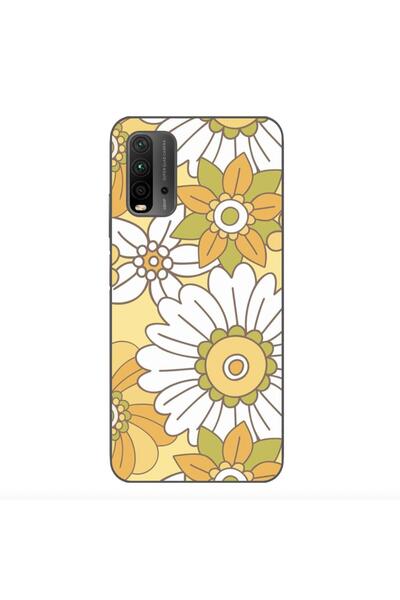 OEM Case compatible with Xiaomi Redmi 9T Silicone Gel Tpu Pattern Pastel Garden