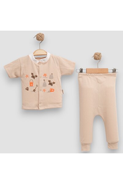 Melish Bebe Printed Short Sleeve Combed Cotton Baby Set