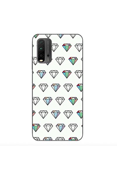 OEM Case compatible with Xiaomi Redmi 9T Silicone Gel Tpu Model Diamonds Patt...