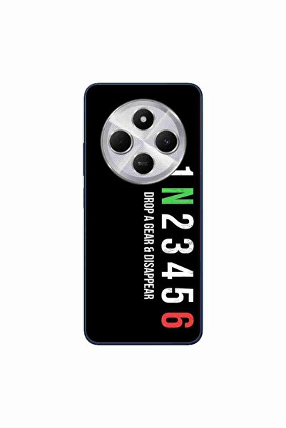 OEM Case compatible with Xiaomi Redmi 14C Silicone Gel Tpu Gears Model