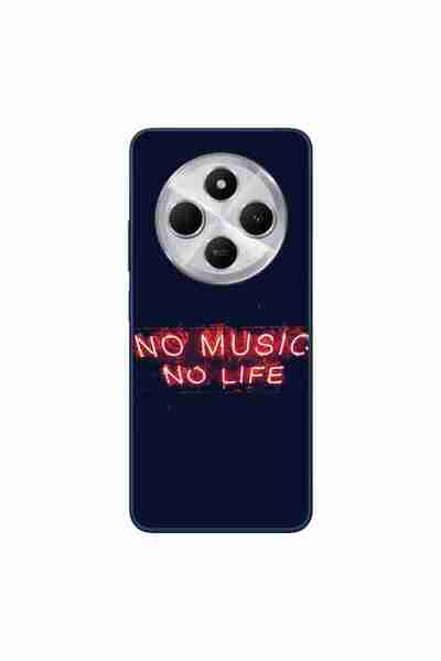 OEM Θήκη συμβατή με Xiaomi Redmi 14C Σιλικόνης Gel TPU Μοντέλο No Music No Life