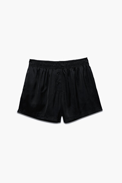 Paul Kenzie Women's Satin Shorts - Silky Black