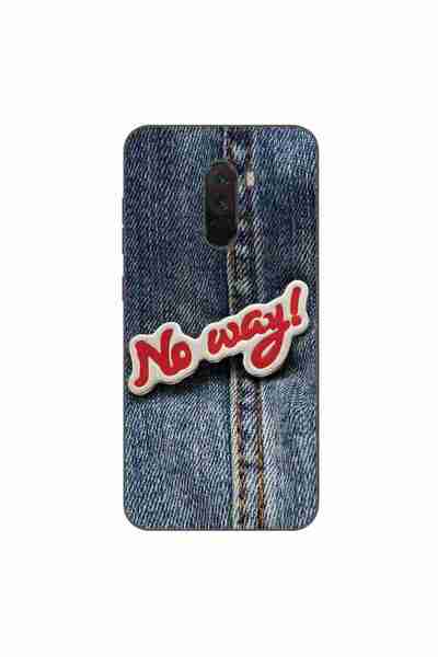 OEM Case compatible with Xiaomi Pocophone F1 Silicone Gel Tpu Model No Way Jeans