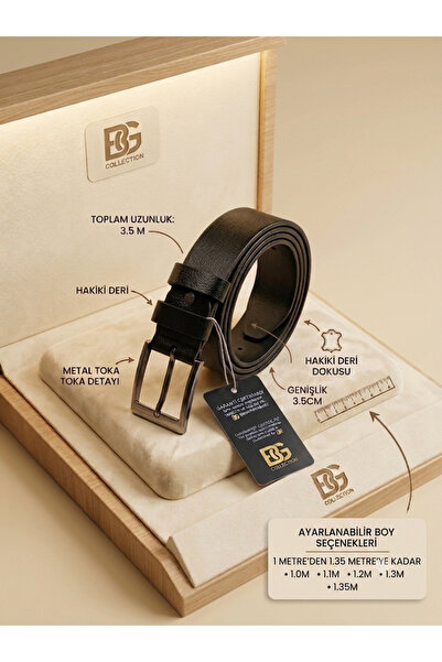 ATKGİYİM Elegance and Durability Combined: Fabric Belt 100% Genuine Leather, ...