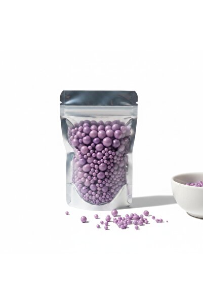 hediyehobihersey Lila Festival Şeker Yumuşak Şeker Yenilebilir 50 Gr