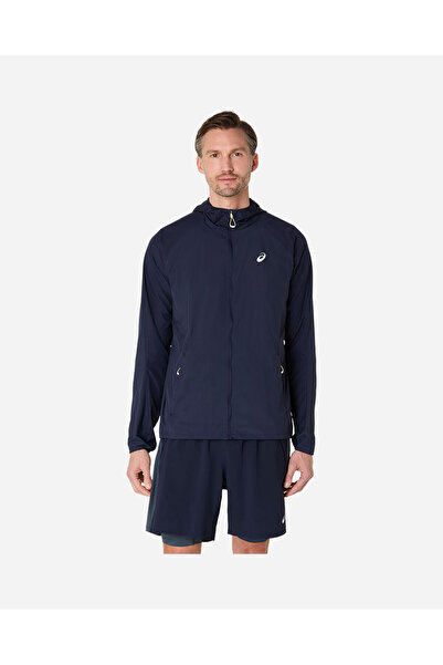 Asics ROAD PACKABLE JACKET Erkek Lacivert Ceket 2011D084-401