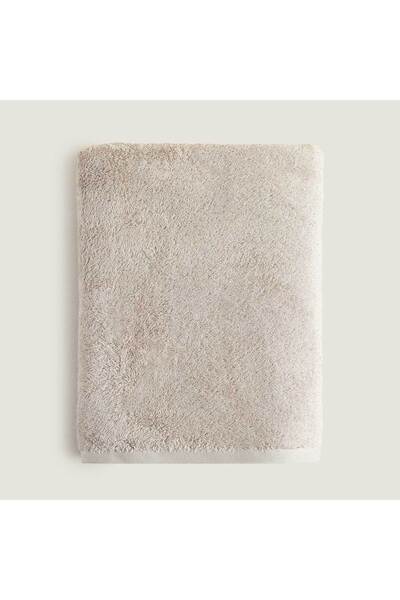 Chakra Prosop de baie din bambus solid 85X150 cm Piatra de nisip