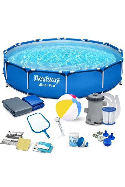 BESTWAY Piscină de grădină cu cadru 366 x 76 cm 16-in-1 56681
