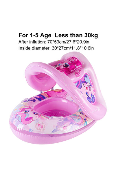 Choice Pink 2 1pc Cute Canopy Swim Ring Summer pool floats, Beach and Pool Sw...