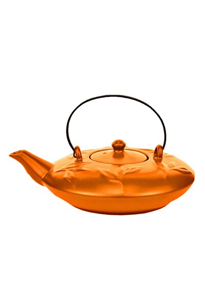 Livada cu Ceai Japanese Porcelain Teapot KYOTO Orange 0.7 L