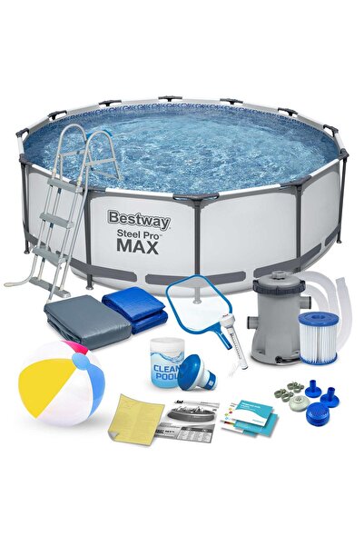 BESTWAY Piscină de grădină cu cadru 366 x 100 cm 17-în-1 56418