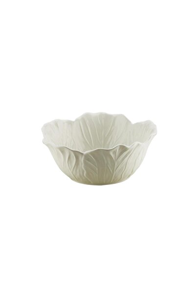 Lucky Art Lefora Porcelain 21 cm White Extra Wide Bowl Lyji 016