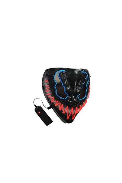 OEM Masca cu LED pentru Halloween, 23 x 18 cm, plastic, multicolor
