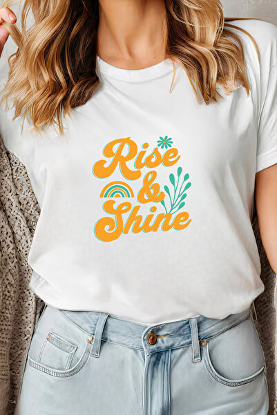 Sarah's Boutique Women's T-shirt – 100% cotton – Rise Shine