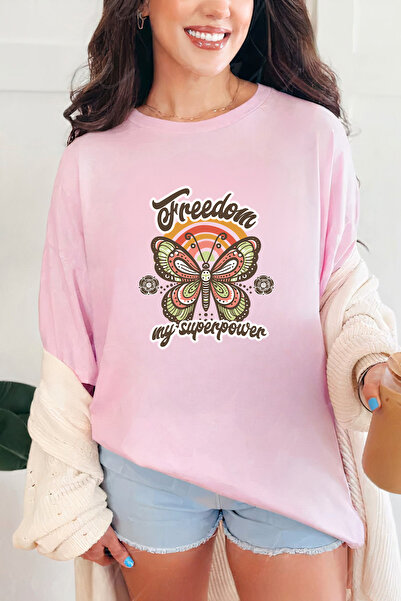 Sarah's Boutique Women's T-shirt – 100% cotton – Freedom Superpower