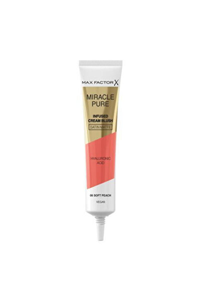 Max Factor ΡΟΥΖ MIRACLE PURE INFUSED CREAM BLUSH 006 SOFT PEACH 15ML