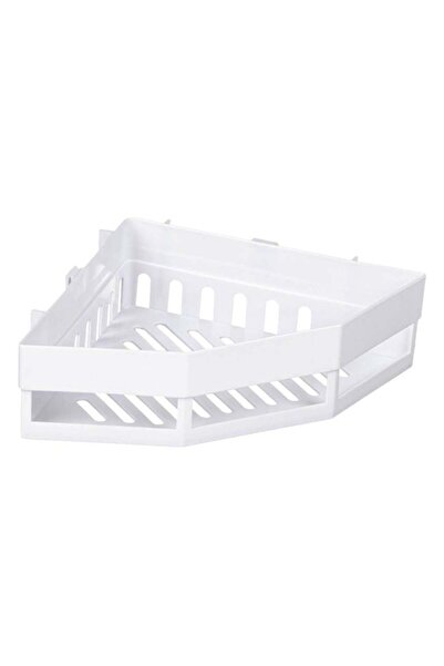 OEM Raft pentru Baie, Plastic, Alb, Organizator Practic pentru Perete, 27x19x6cm