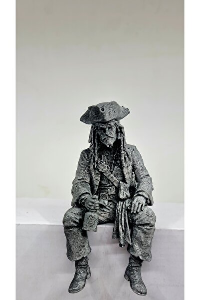 HANART Oturan Kaptan jack sparrow figür 10 cm