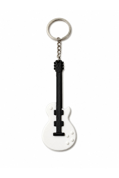 Major Hobi Electric Guitar Keychain Decorative Music-Themed Bag and Key Acces...