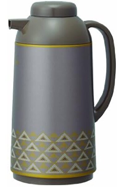 ZOJIRUSHI إبريق زجاجي عملي معزول بالفراغ من زوجيروشي، سعة 1 لتر، لون بني وذهب...