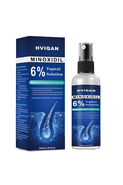 HVIQAN 6% Minoxidil Hair Densifying Spray Scalp Nutrient Spray 60ml