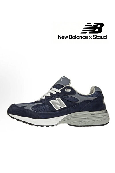 New Balance x Staud حذاء رياضي كاجوال 993 متعدد الألوان أسود/أزرق للرجال/النس...