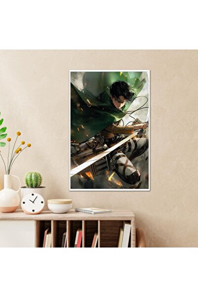 Signtouch Advertising Alayra Levi Poster Attack on Titan Anime Wall Poster wi...