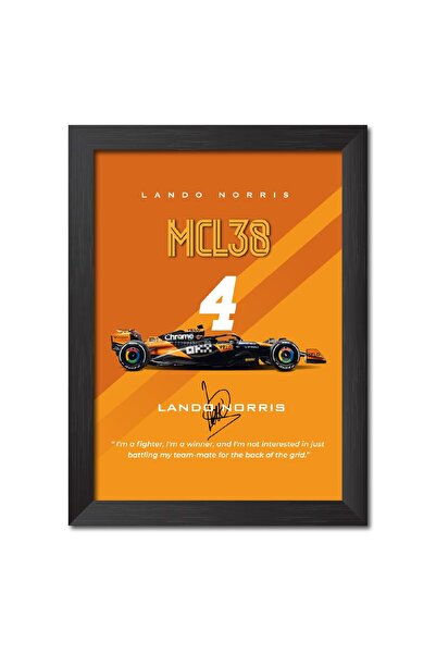 ALAYRA International Alayra Lando Norris F1 Poster McLaren MCL38 Formula One ...