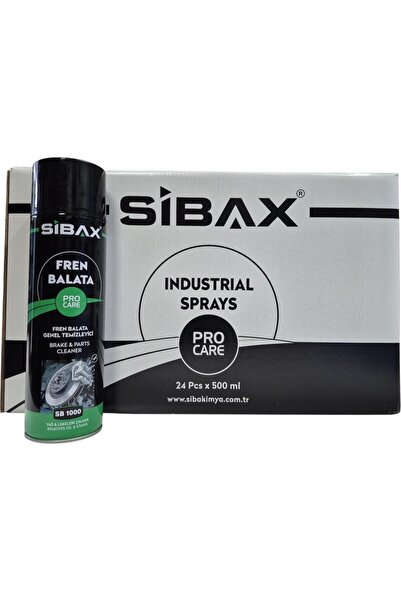 Genel Markalar Sibax 500 ml Fren Balata Spreyi Aerosol 24 Lü Etkili Temizlik ...